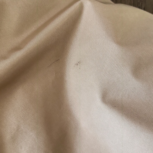 EUC Vintage Peter Daniels women's gold metallic oversized trenchcoat, 14 no belt - Picture 12 of 12